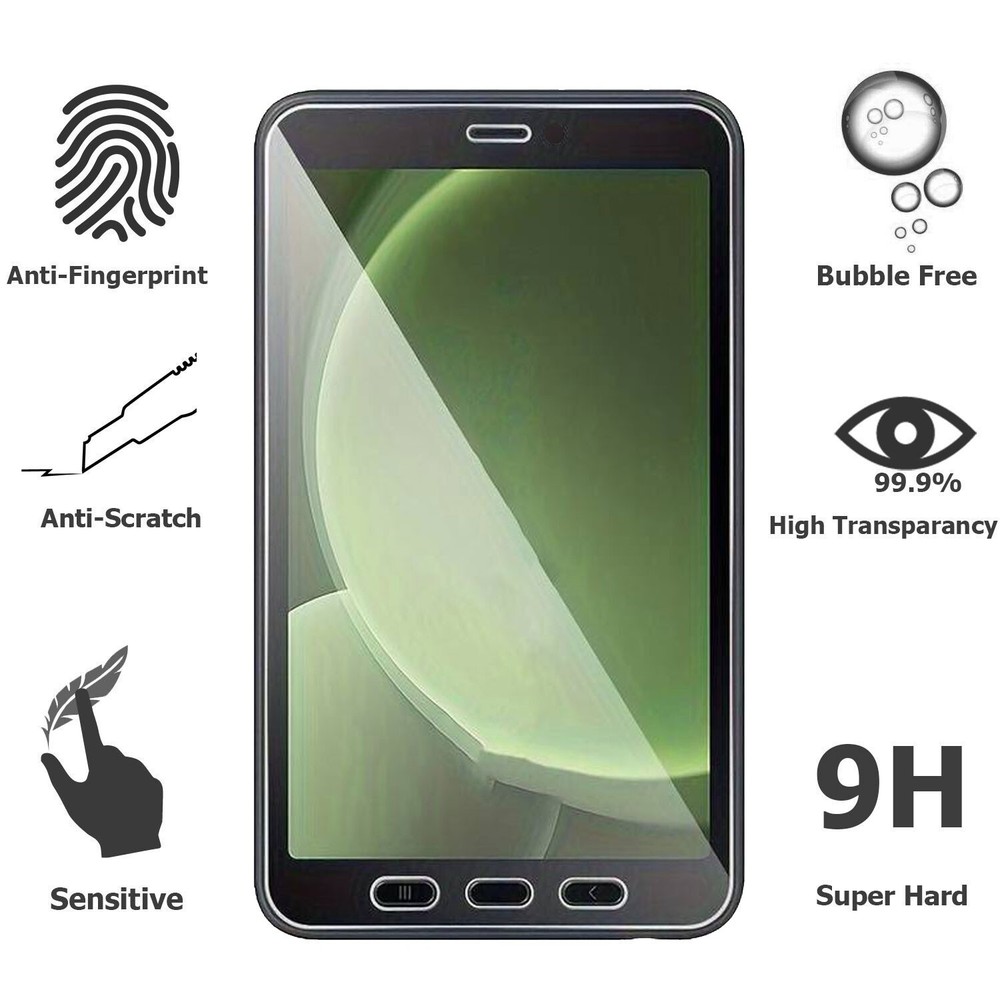 2-Pack Tempered Glass Screen Protector for Samsung Galaxy Tab Active5 8.0" Inch