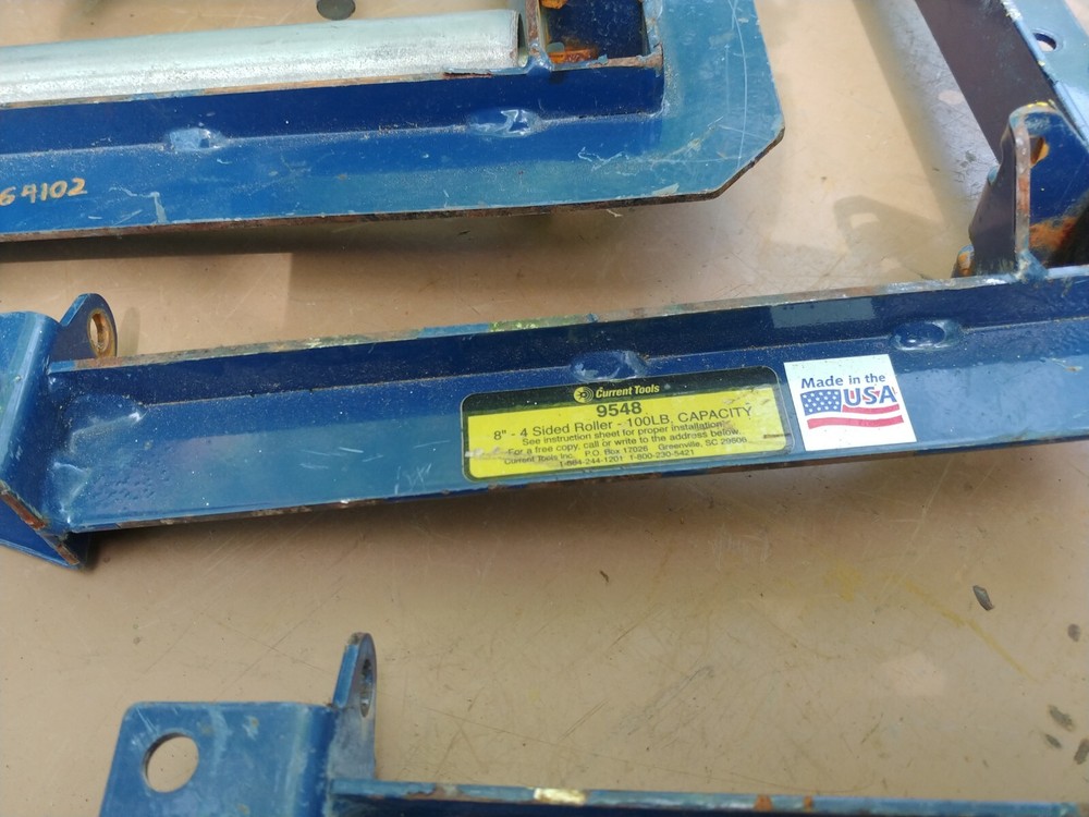 Current Tool Model 9548 Cable Roller Parts Salvage Frame Sections Rollers