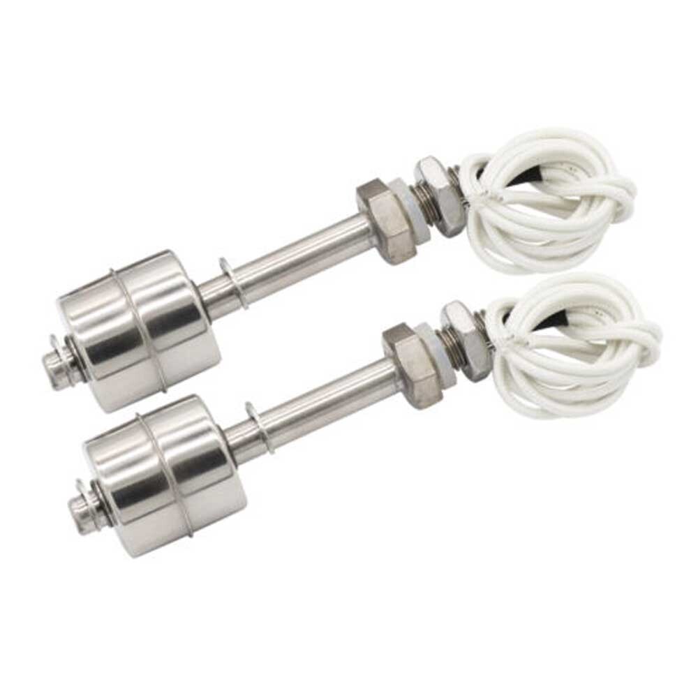 5PC 100mm Stainless Steel Liquid Water Level Sensor Horizontal Float Switch Tool