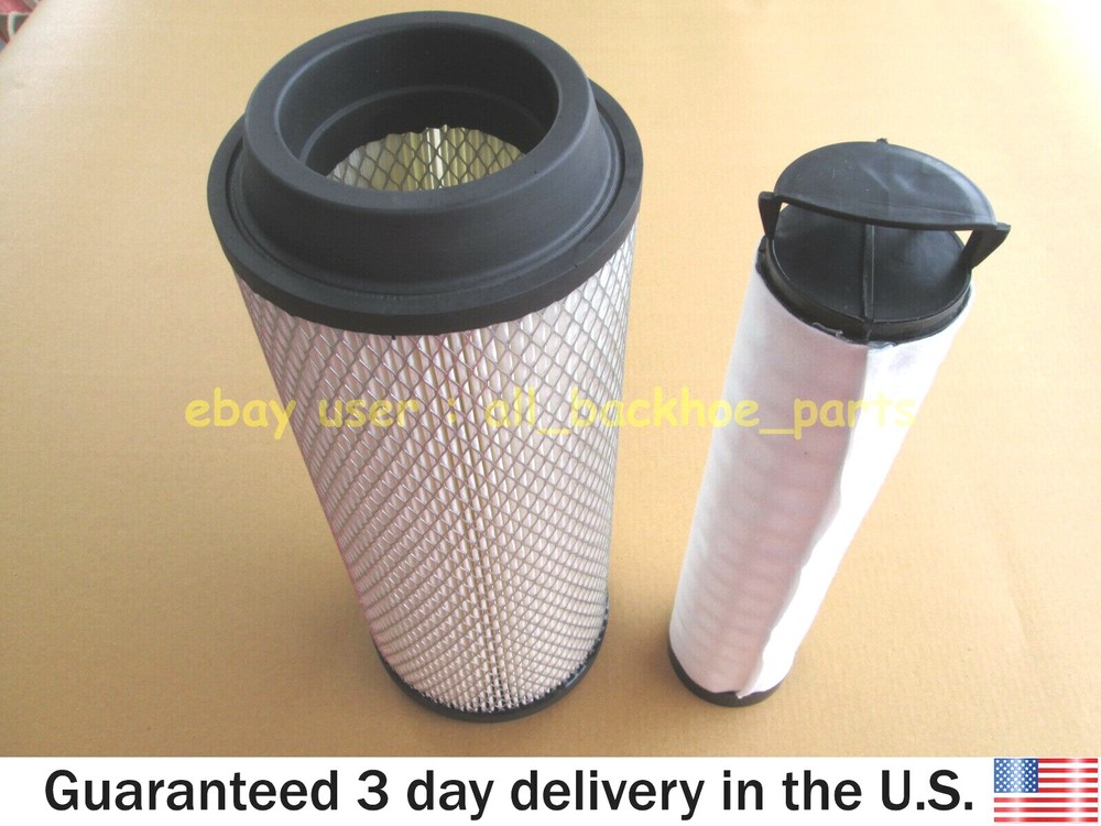 JCB BACKHOE - AIR FILTER ELEMENT SET INNER & OUTER (PART # 32/915801 32/915802)