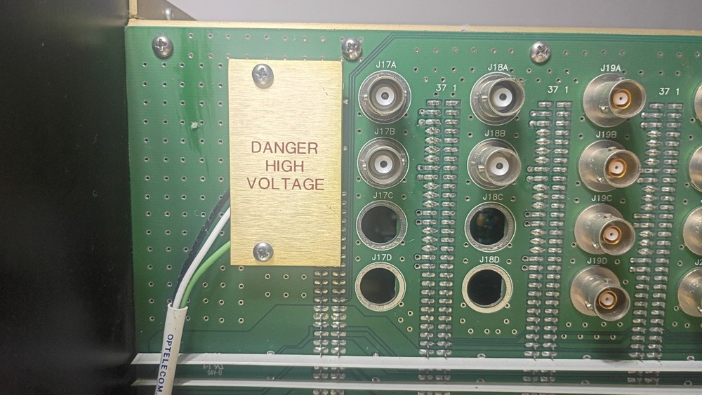 Optelecom System 5000AI Fiber Optic Mil-STD-1553 5MHz Ref. Clock