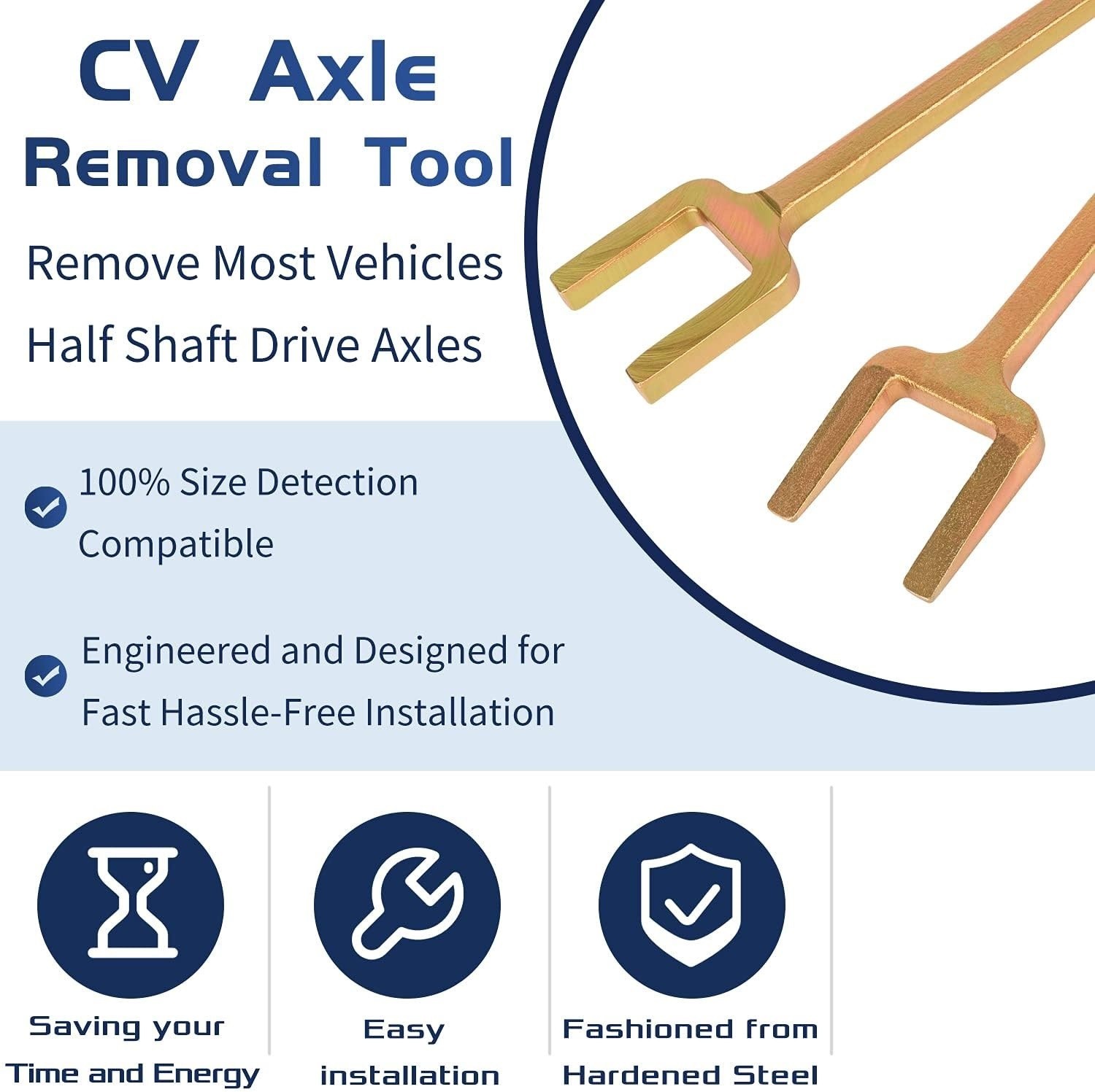 Inner CV Axle Removal Tool Popper Puller for Front Wheel Drive FWD Half Shaft