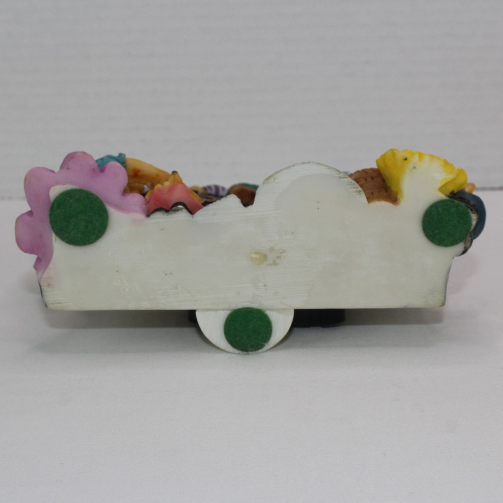 Sewing Machine Clock with Mice Ceramic Free Standing