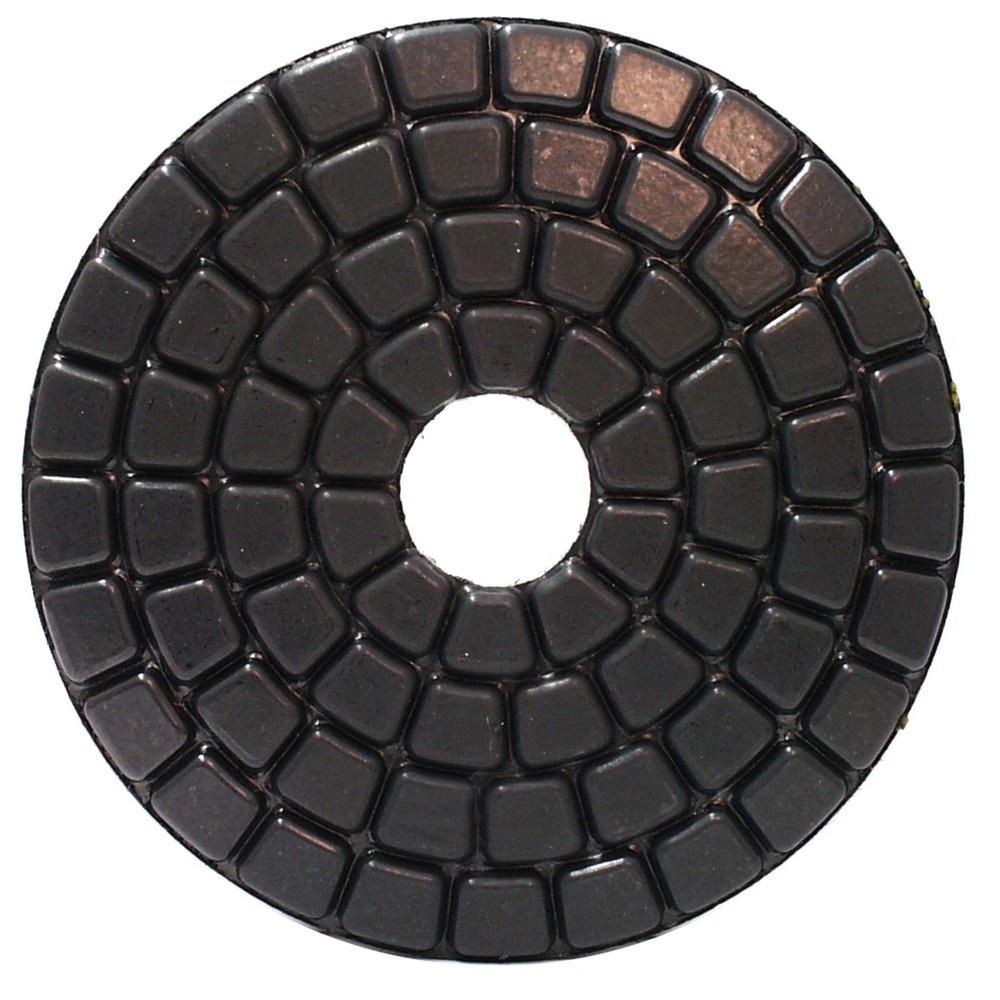 Alpha Tools 4" Ceramic Buff for Final Polishing Dark Granite