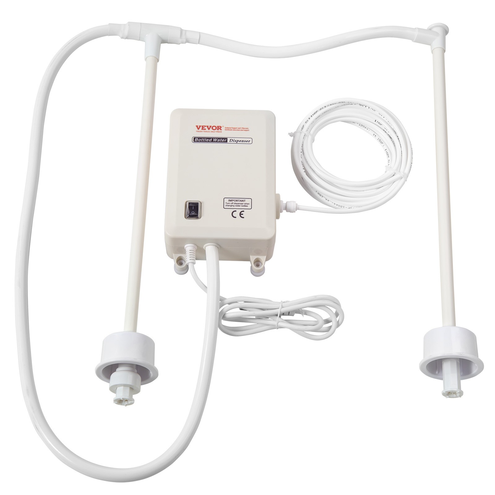 VEVOR 2x5 Gallon Bottled Water Dispenser Pump System Water Dispensing Jug Pump