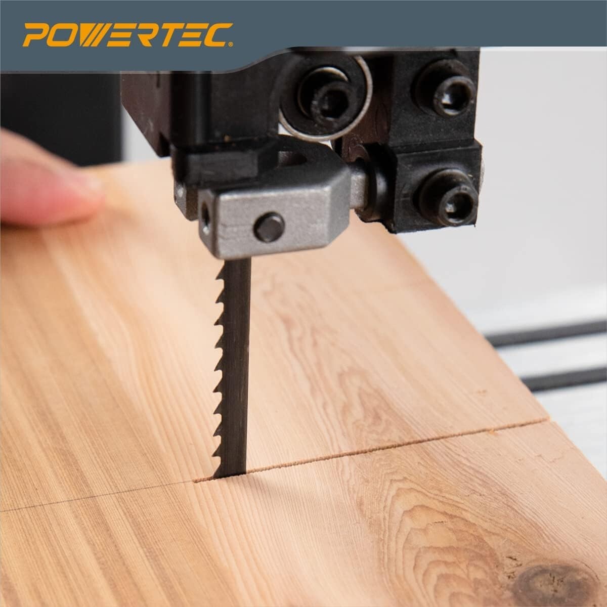 POWERTEC 13314 Bandsaw Blades for Woodworking 72" x 1/8" x14 TPI Band Saw Blade