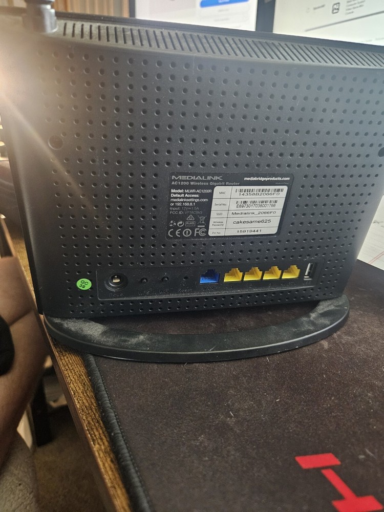 MediaLink Wireless Router MLWR-AC1200R