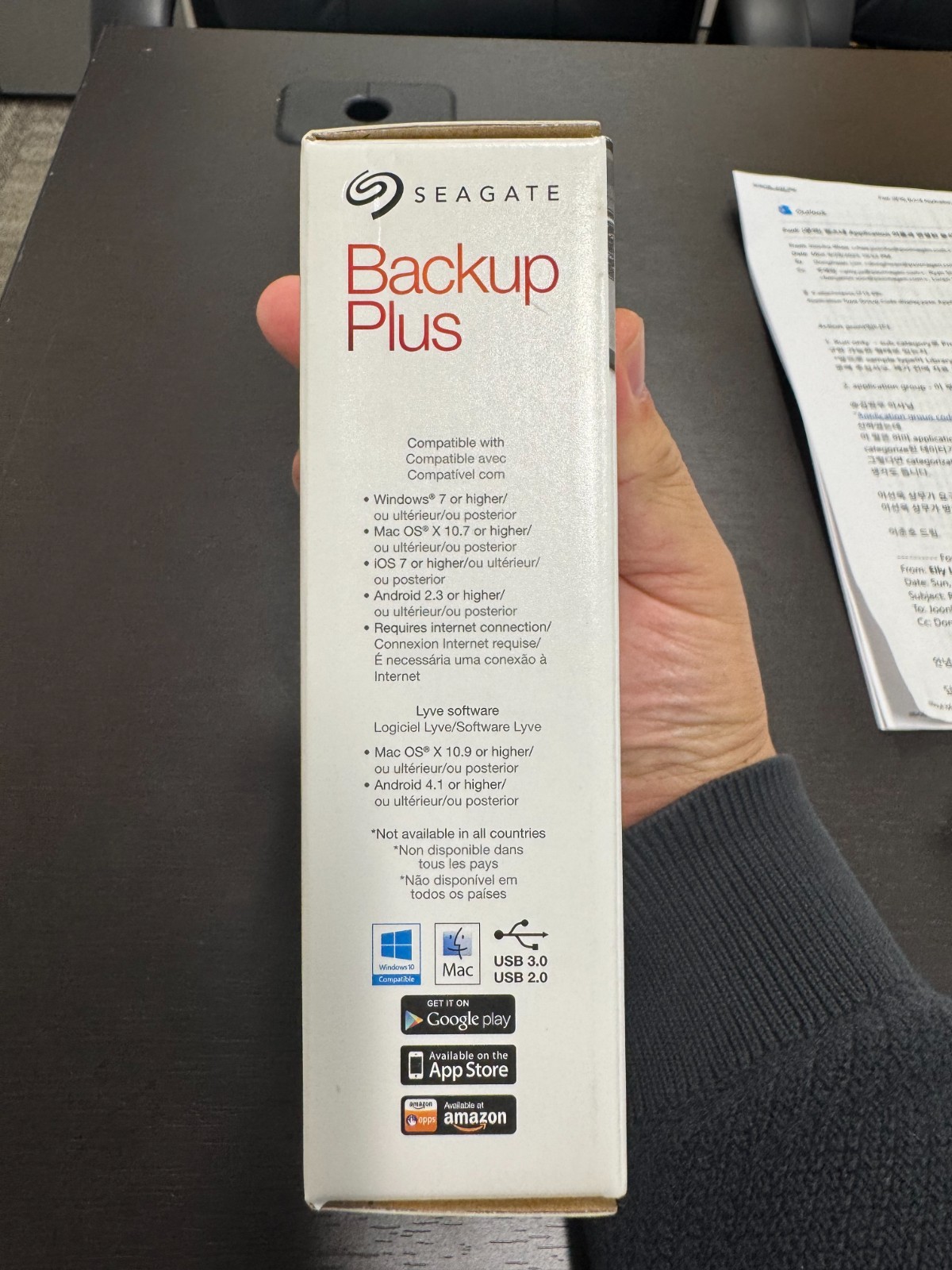 1 time used back up - Seagate Backup Plus Portable Storage 4TB, STDR4000100