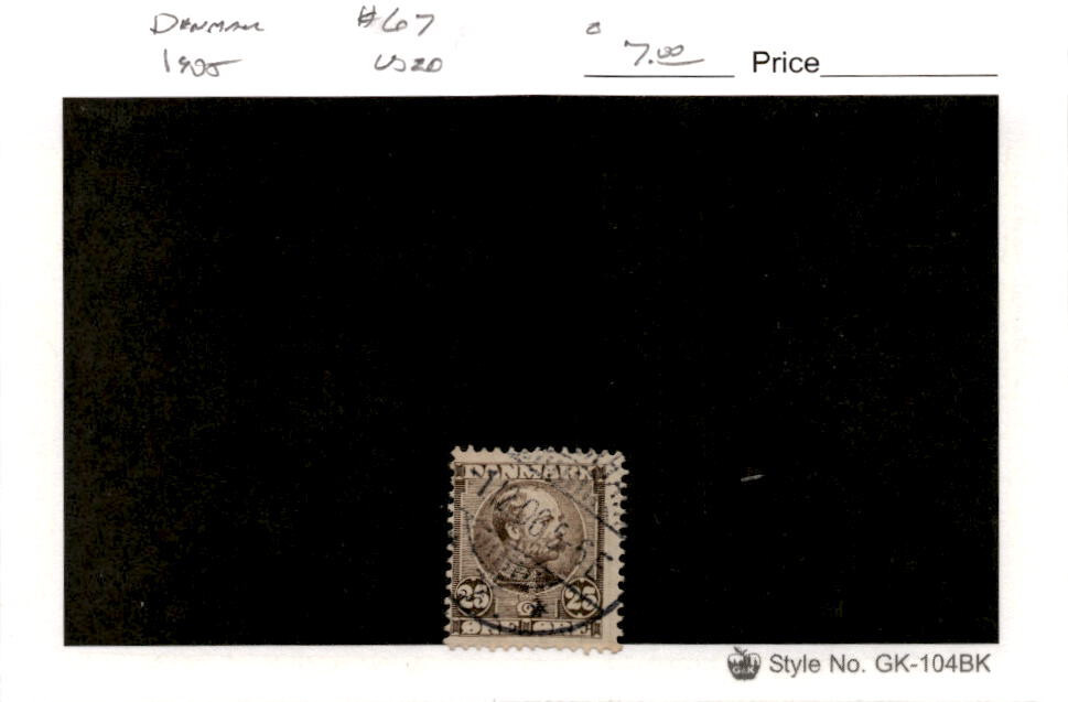 Denmark, Postage Stamp, #67 Used, 1905 (AB)