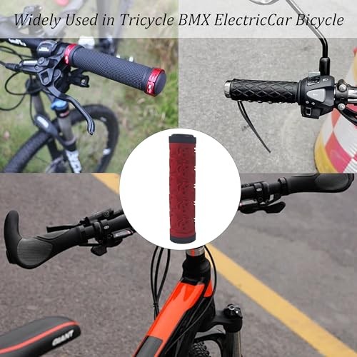 Bike Handlebar Grips Red