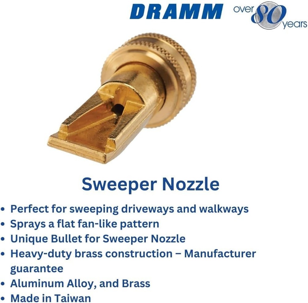 22311 Heavy-Duty Brass Sweeper Nozzle
