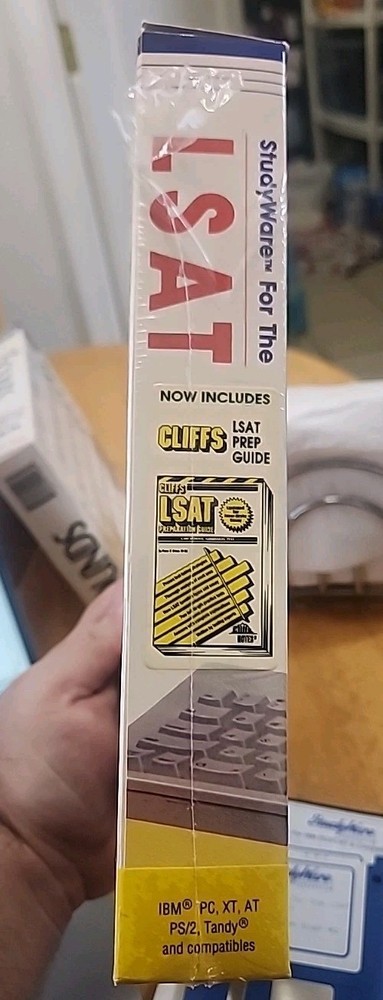 Vintage Cliff Notes LSAT Prep Guide Study Ware Computer Software For IBM PC, XT