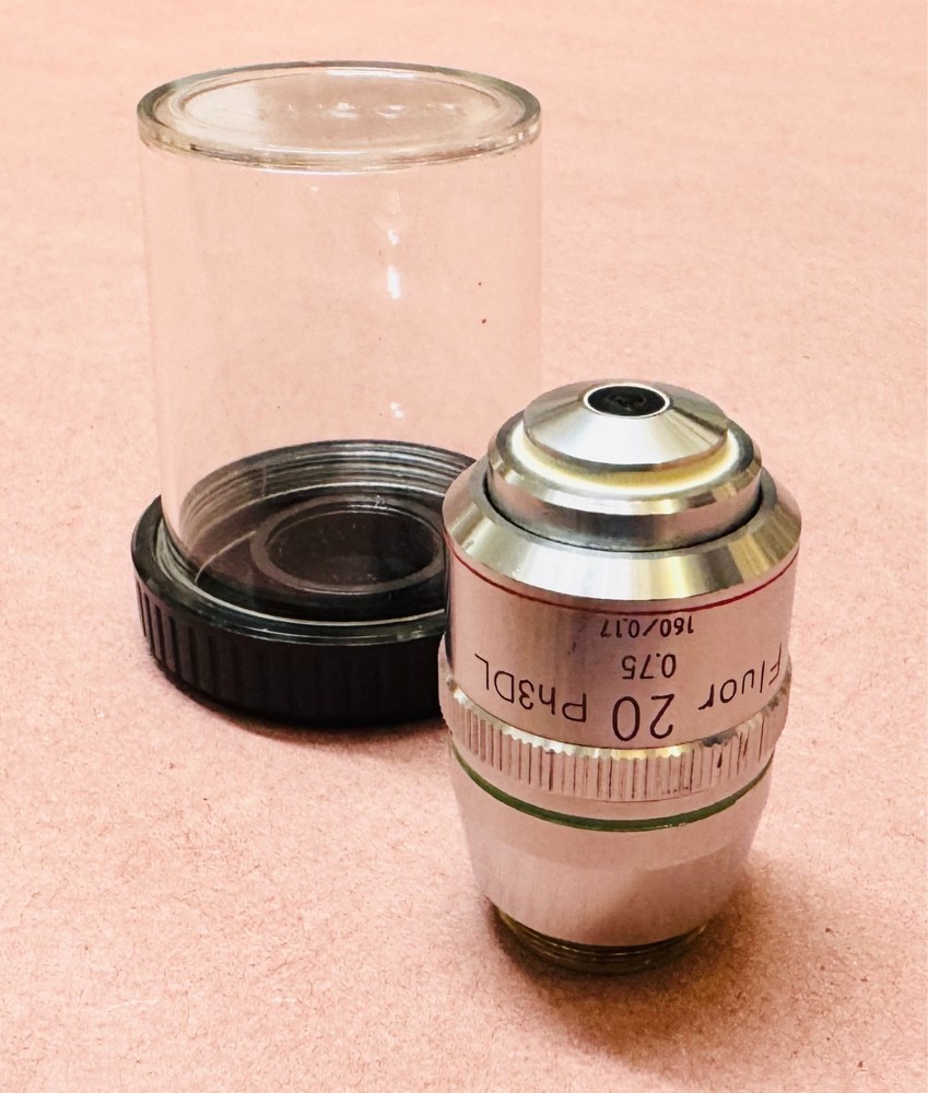 Nikon Fluor 20X/0.75 Ph3 DL Phase Contrast Microscope Objective Lens 150mm