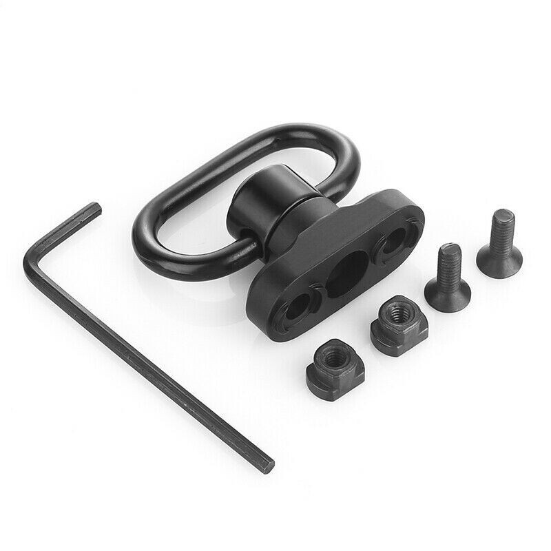 2 Point Sling Adjustable Strap + 2Pcs M-Lok Mlock QD Sling Swivels Quick Mounts