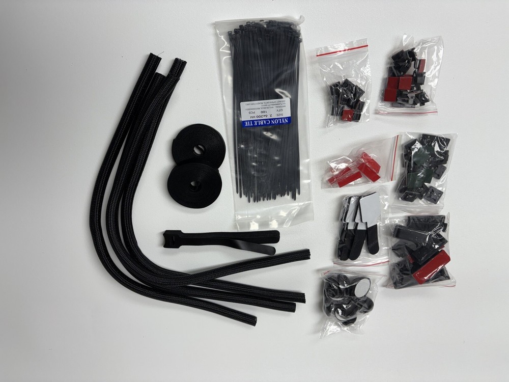 NEW - 192 PCS Cable Management Kit