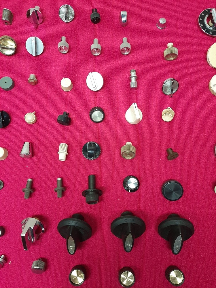 Bakelite Plastic Metal Control Knobs - You Choose !!