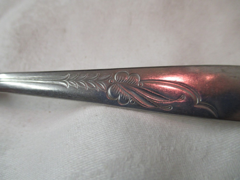 Vintage USA HB Co solid stainless Teaspoon Heather