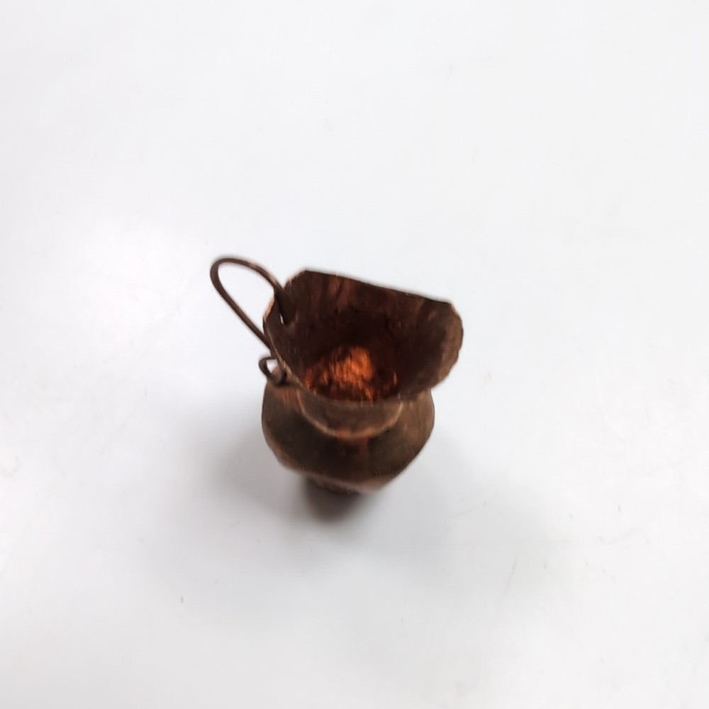 Hammered Copper Pitcher vintage Doll House Miniature