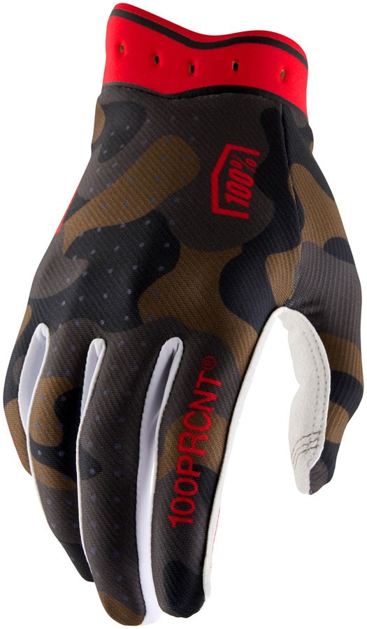 100% Itrack Gloves - Camo, X-Large