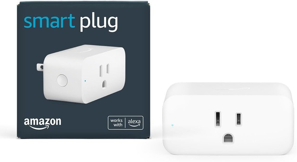 Amazon Smart Plug, Works with Alexa, Easy Setup for Smart Home Integration