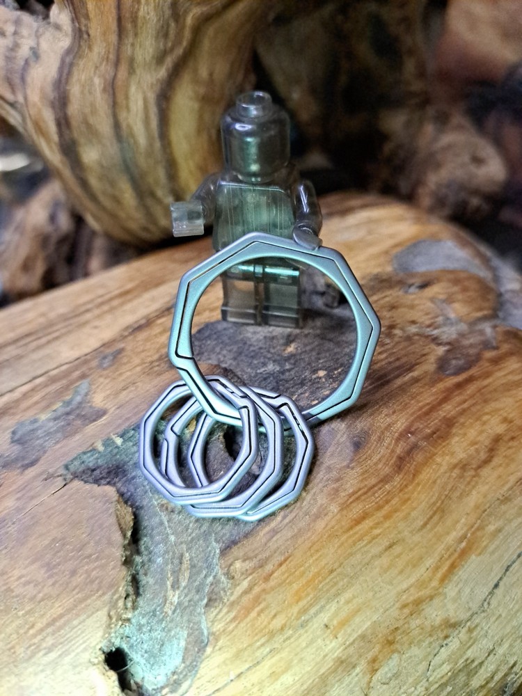 Gentlemen Series Titanium Sidepush Keyring Set