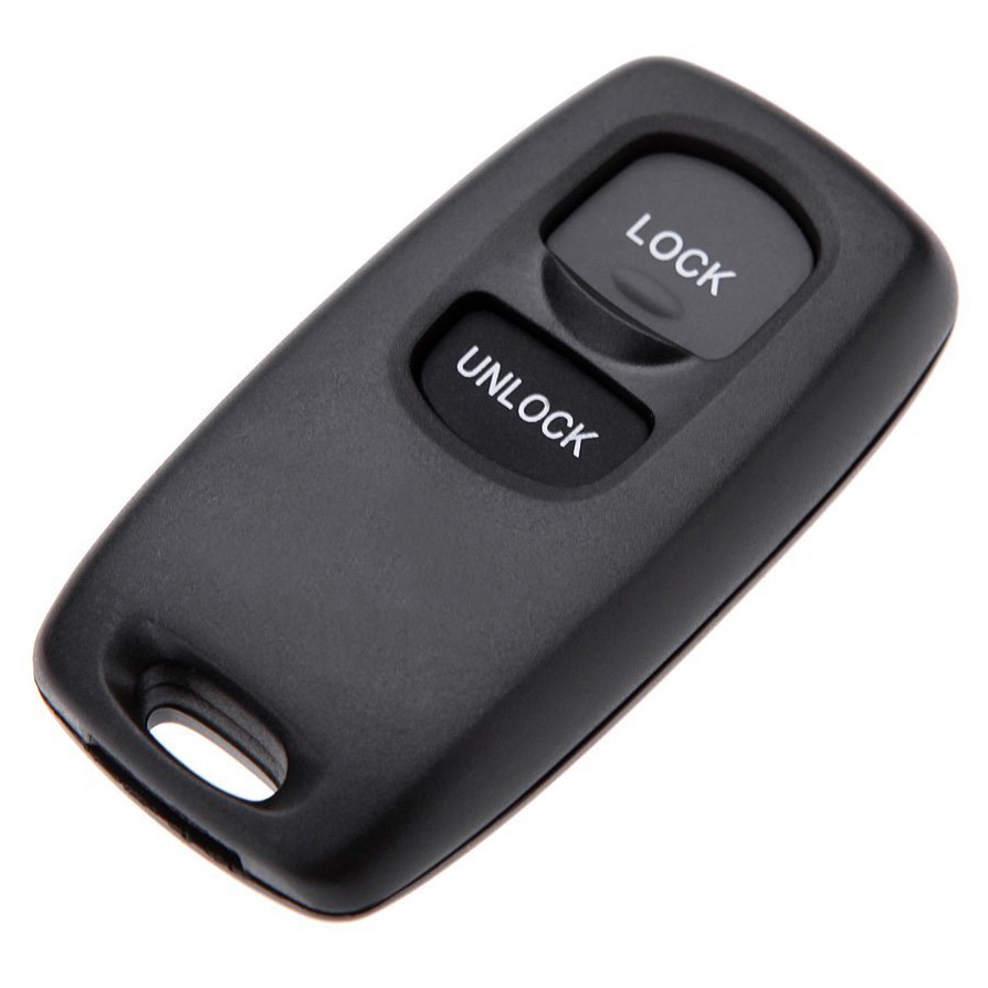 Uncut Key Replacement 2 Button Keyless Entry Remote Key Fob Case and9450