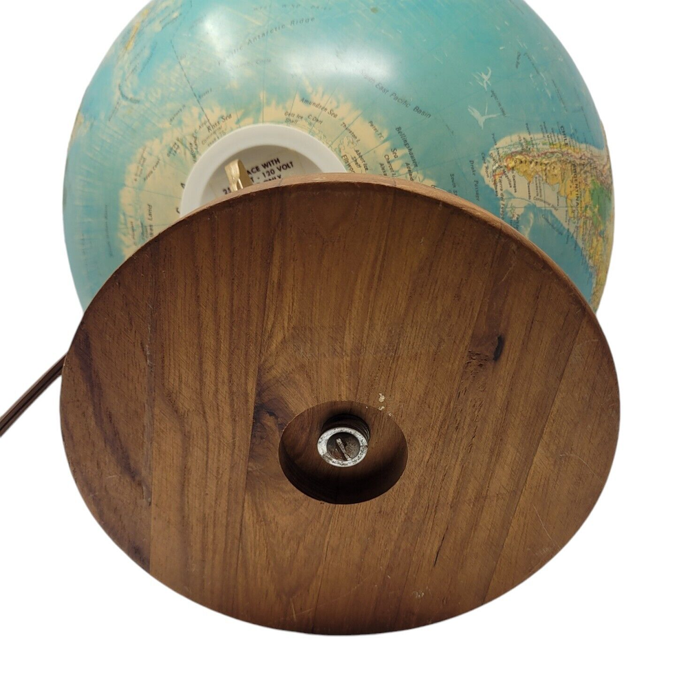 Vintage Replogle World Horizon 12” Illuminated Globe