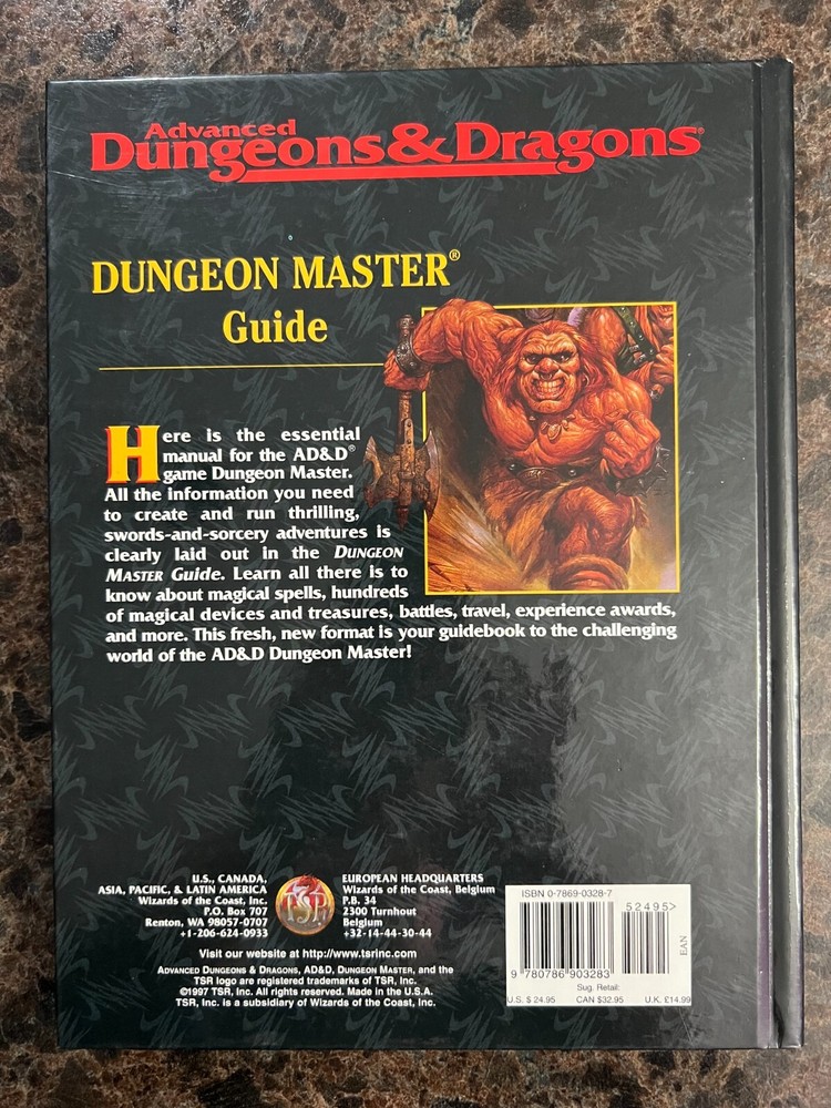 Advanced Dungeon & Dragons Dungeon Master Guide 2160