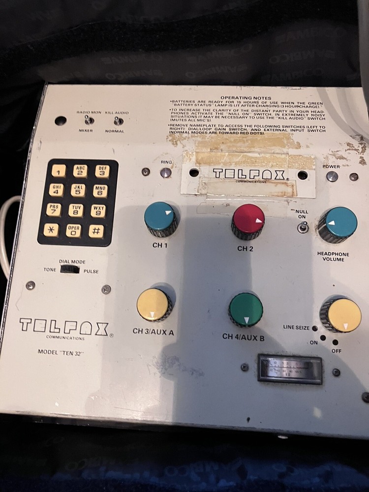 Telfax Communication Model Ten 32 With Headset