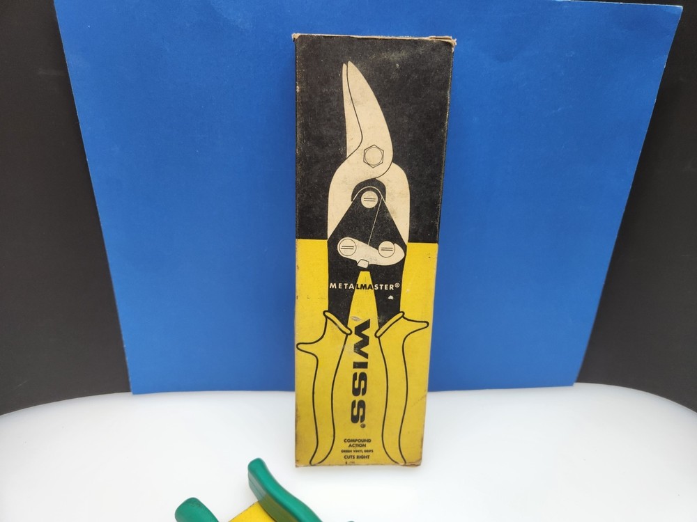 Wiss M2 Compound Action Aviation Snips Cuts Right Original Box & Inner Box