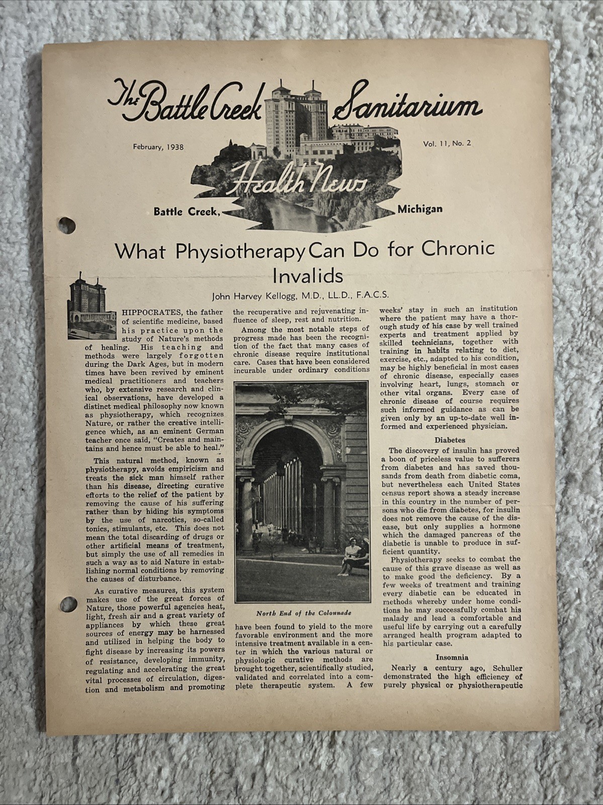 Battle Creek Sanitarium Newsletters