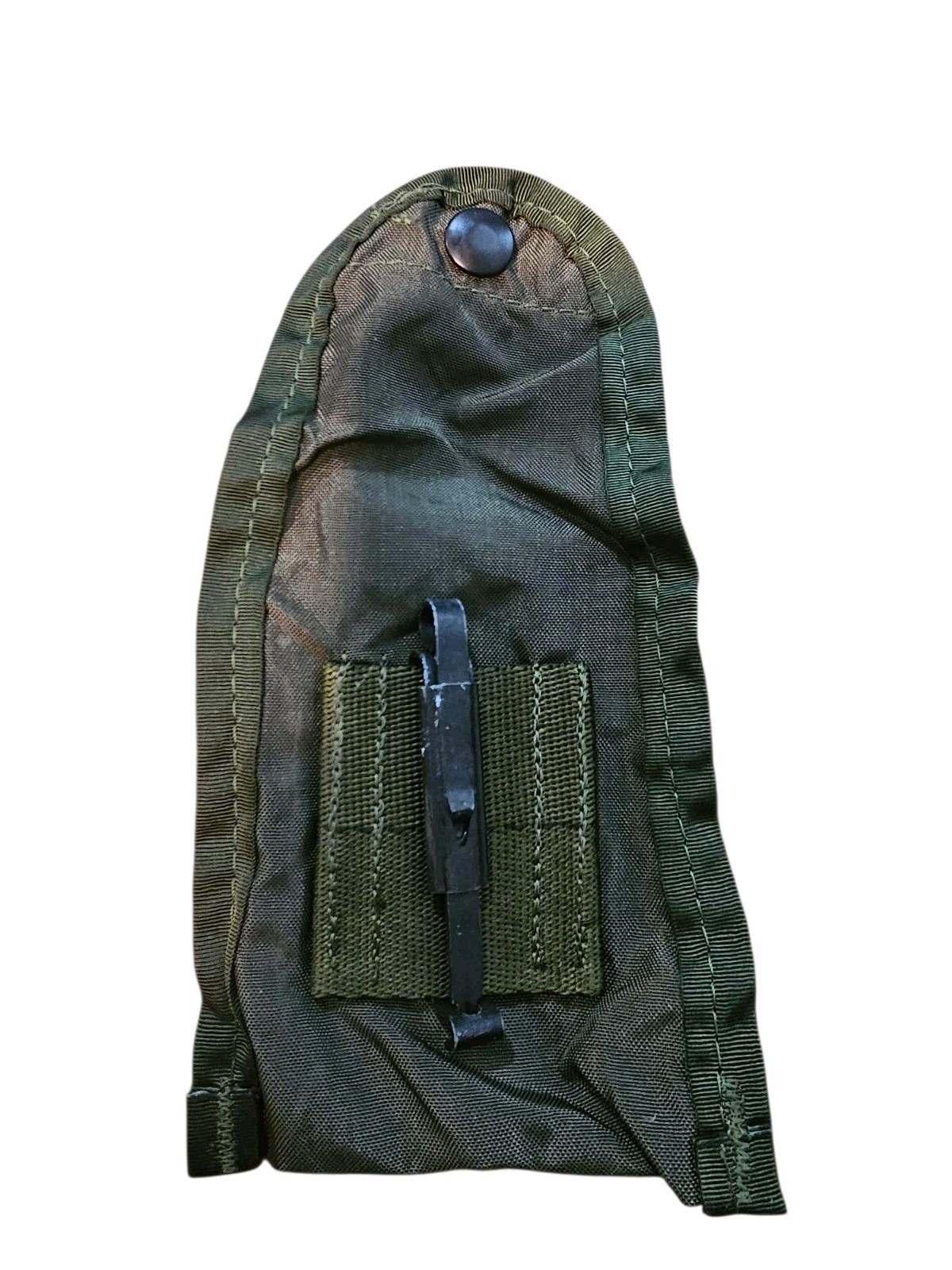 (2)Vintage US ARMY OLIVE DRAB CASE FIRST AID COMPASS POUCHES