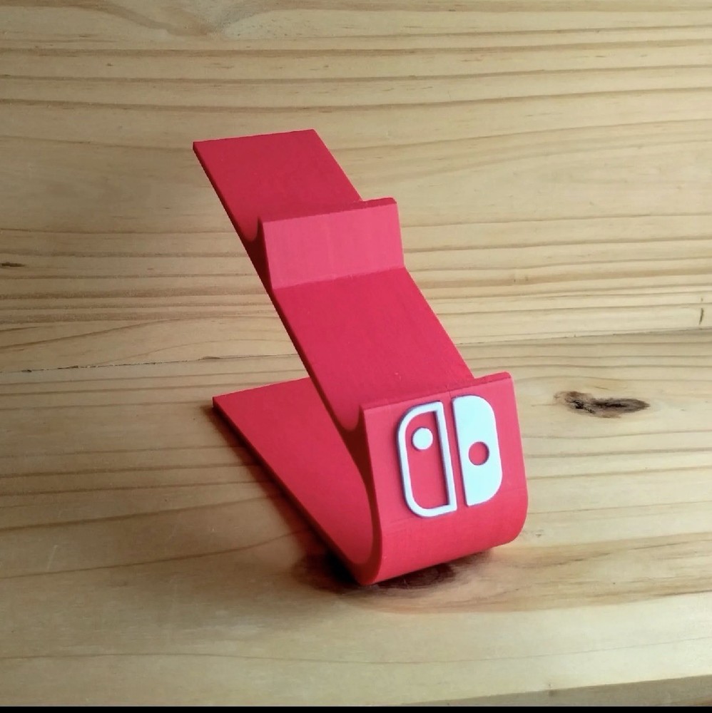 Nintendo Switch Pro Controller Stand with Logo Display Holder Dock Mount Red