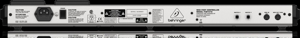 Behringer FCB 1010 MIDI Foot Controller with 2 Expression Pedals (NIB) !