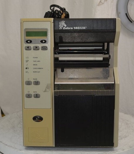Zebra 140xiIII Thermal Label Printer ZebraLink Parallel SEE NOTES