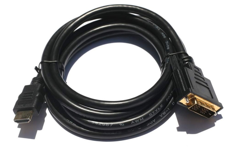 DVI HDMI Cable Premium 2M 6FT