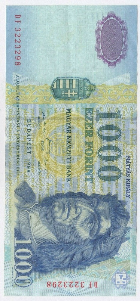 Hungary 1998 1000 Forint Note – World Banknote