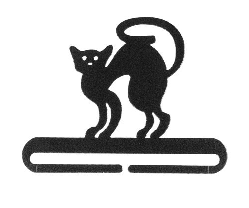 Classic Motifs 6 Inch Scaredy Cat Split Bottom Craft Holder