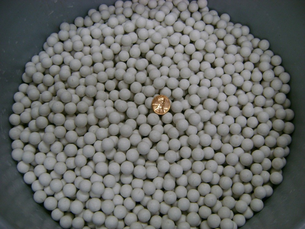 Porcelain Spheres, 12 mm diameter   10 pounds