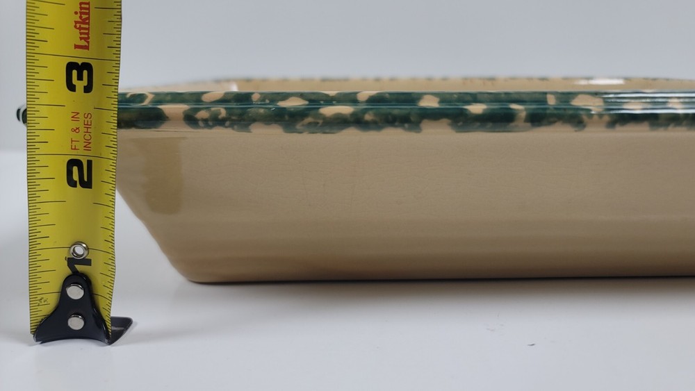 ABC Distributing Large Rectangular Baker ~ Country Snowman ~ 13 3/4" Casserole