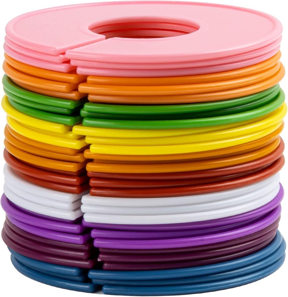 30PCS Clothes Organizers Labels Size Separators Hanger Markers