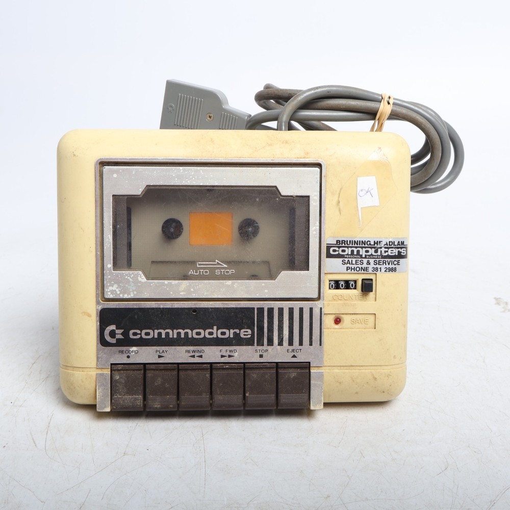 Commodore - C2N Datasette Unit & Manual - Model 1530 - Untested RARE