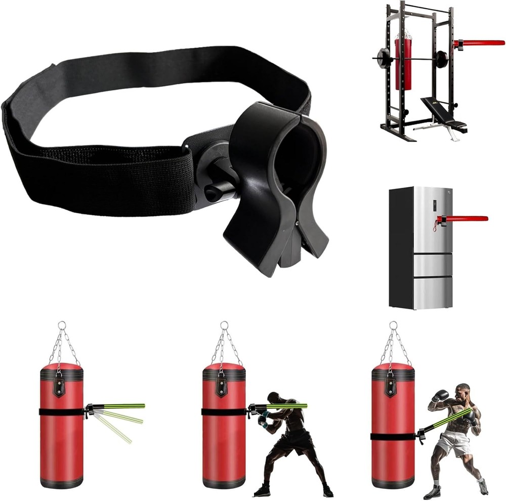 Adjustable Boxing Stick Fixing Device for Punching Bag Freestyle Training - M...