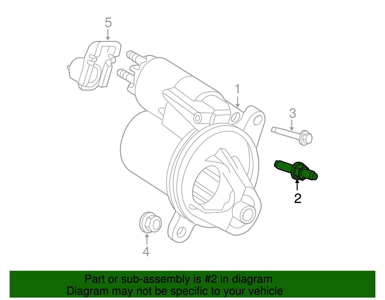 Genuine Ford Starter Bolt W704942-S437M