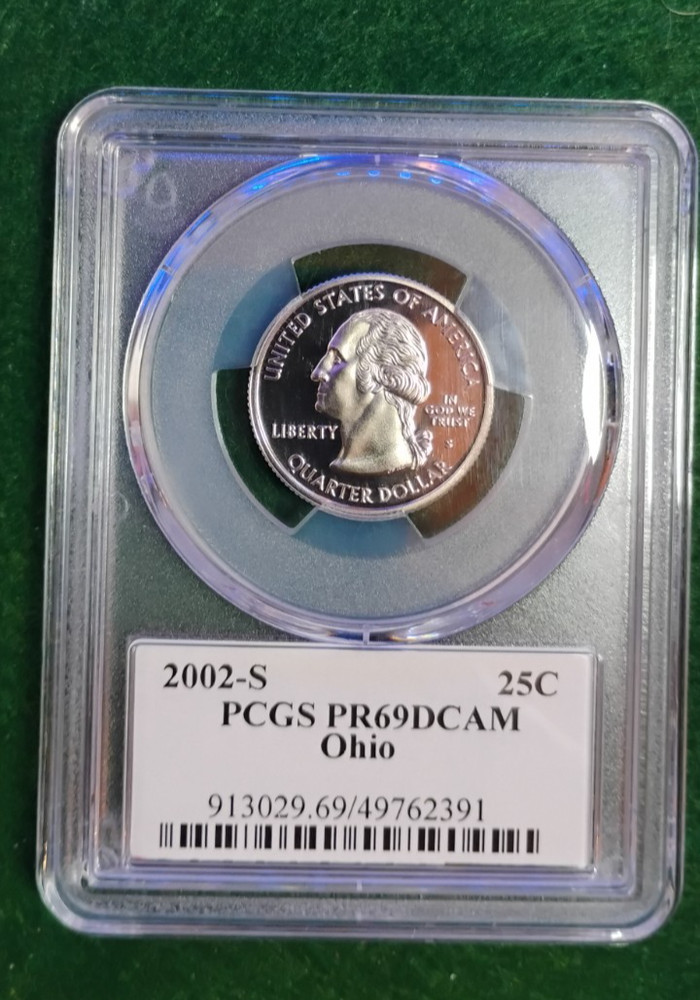 2002 S Clad State Quarter Set PCGS PR69DCAM Set B
