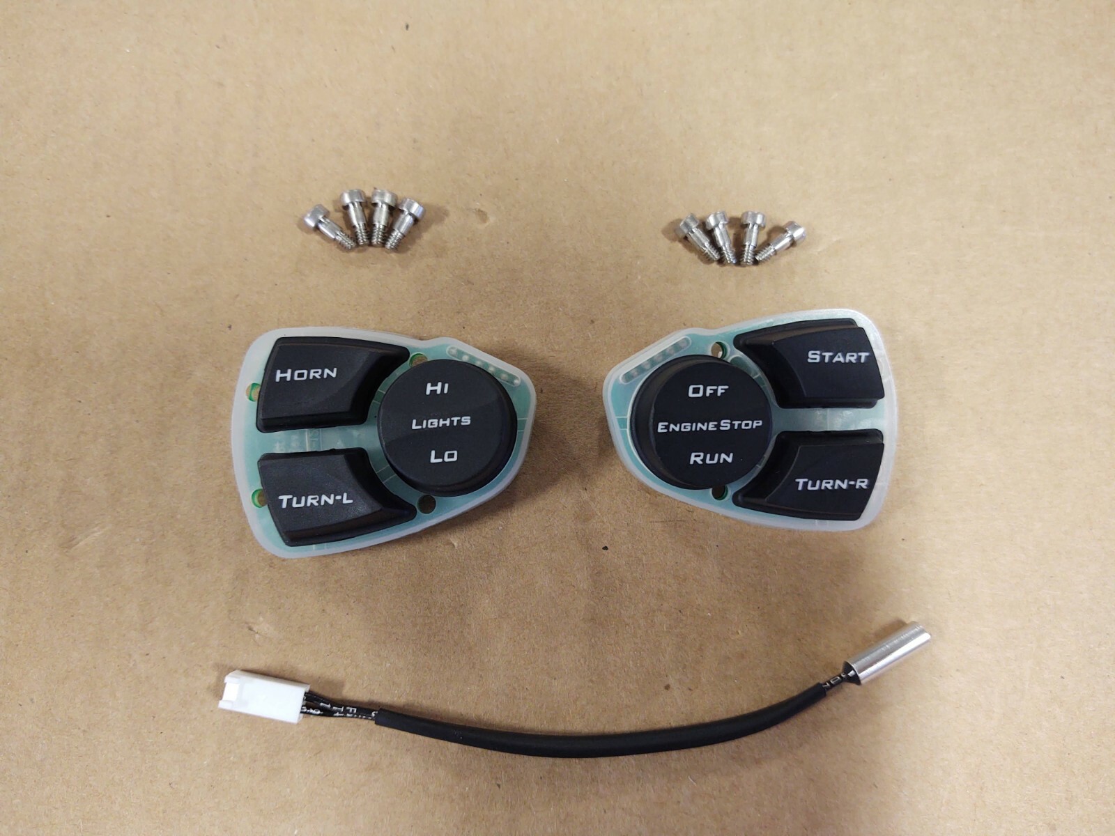 OEM Big Dog Motorcycles hand control start switch set all 2004-11 MODELS PCB set