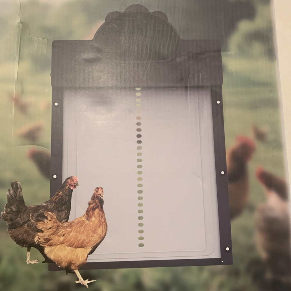 Solar Powered Automatic Chicken Coop Door with Timer/PIR Sensor Modes