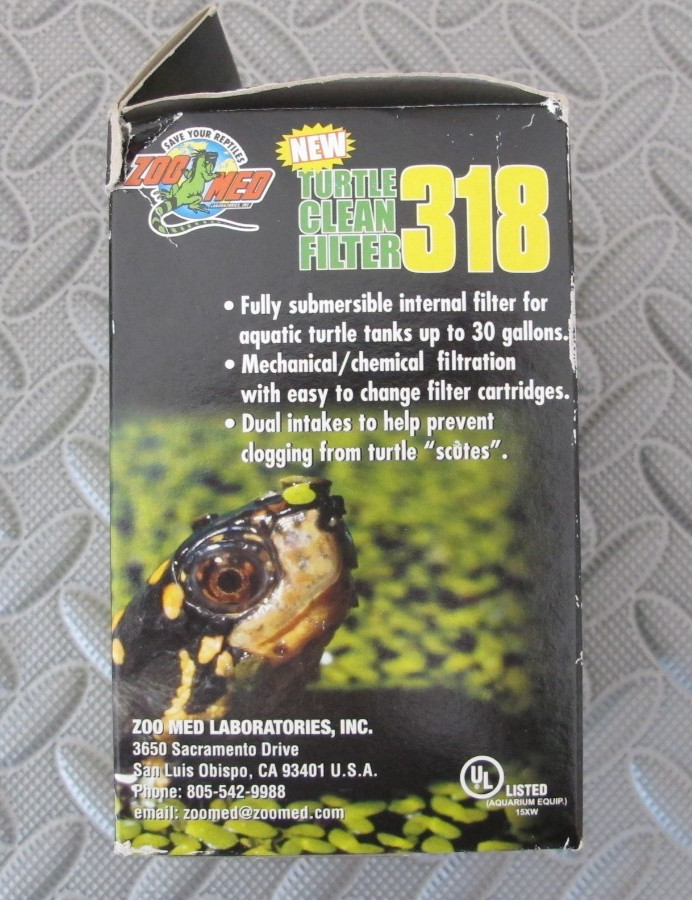 Zoo Med Turtle Clean 318 Submersible Filter
