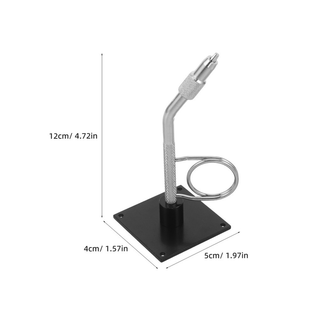 Fishing Hook Tying Platform Pedestal Fly Vise Essential Clamp Accessory