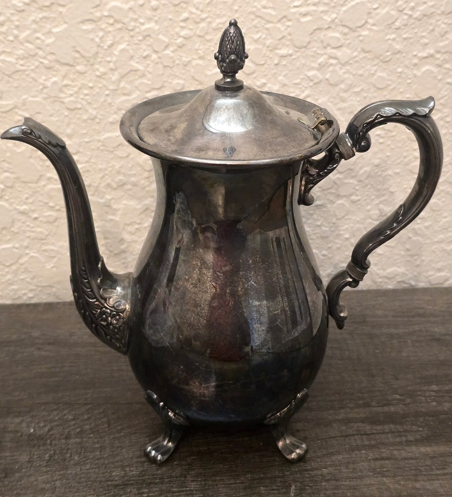 Vintage EPCA Bristol Silver By Poole 110 Tea Coffee Pot
